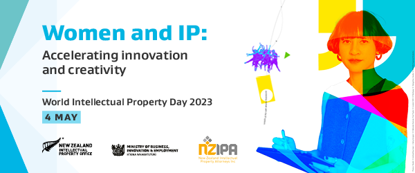 The poster for World Intellectual Property Day 2023, which has a theme of Women and IP.. 